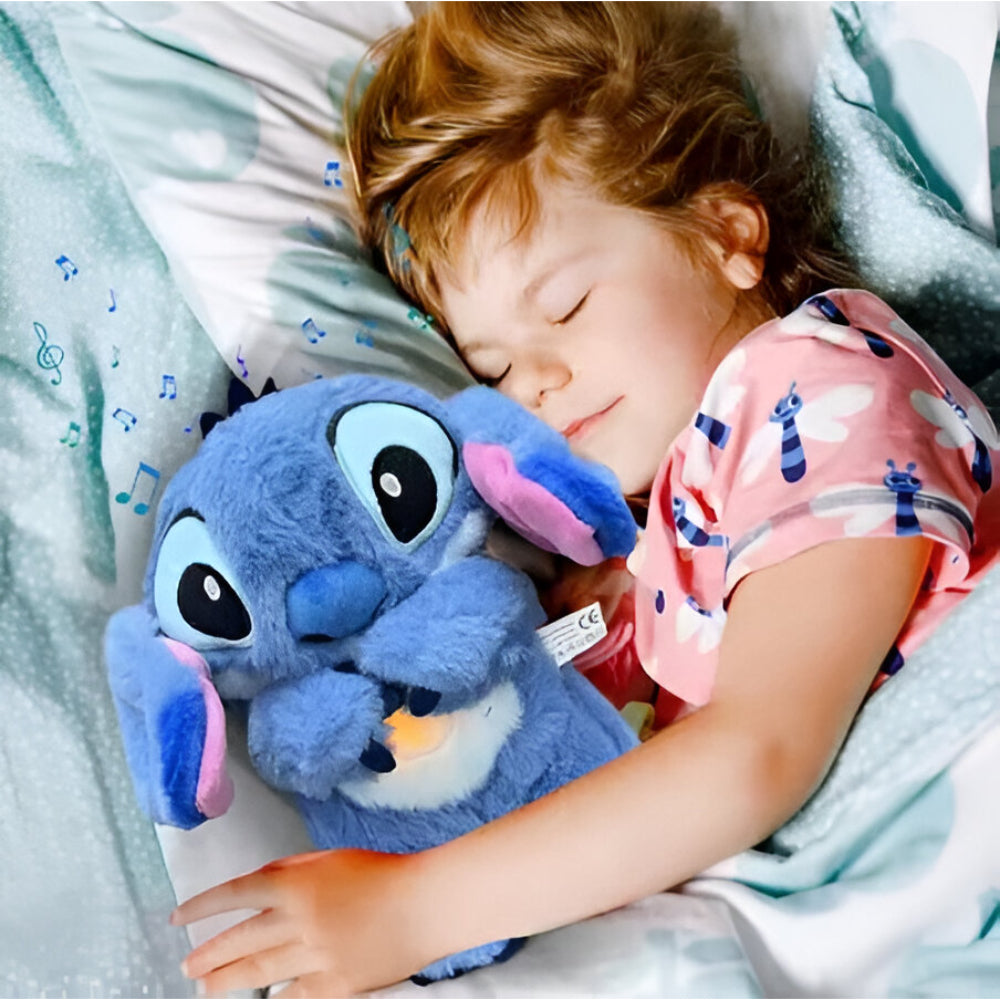 Children Plush Toy Calming Light Breathing Sleep Companion