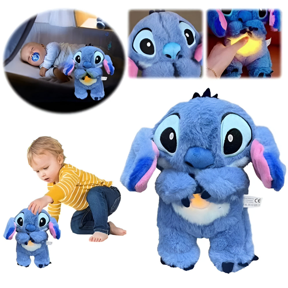 Children Plush Toy Calming Light Breathing Sleep Companion