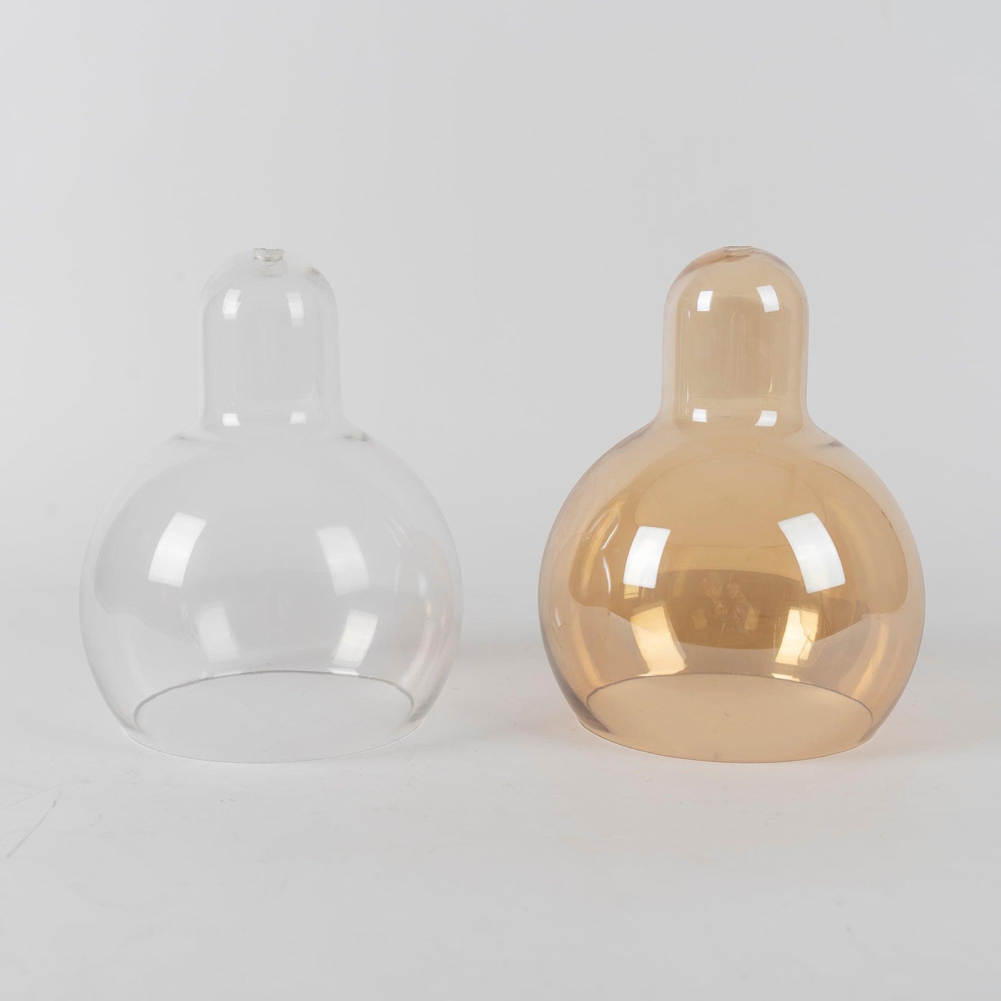Modern Capsule Perforated Glass Pendant Light 1-Light
