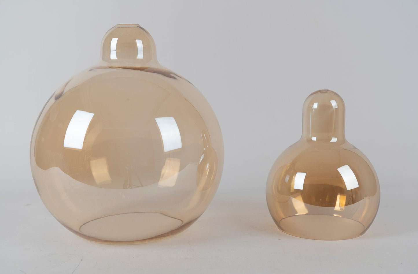 Modern Capsule Perforated Glass Pendant Light 1-Light