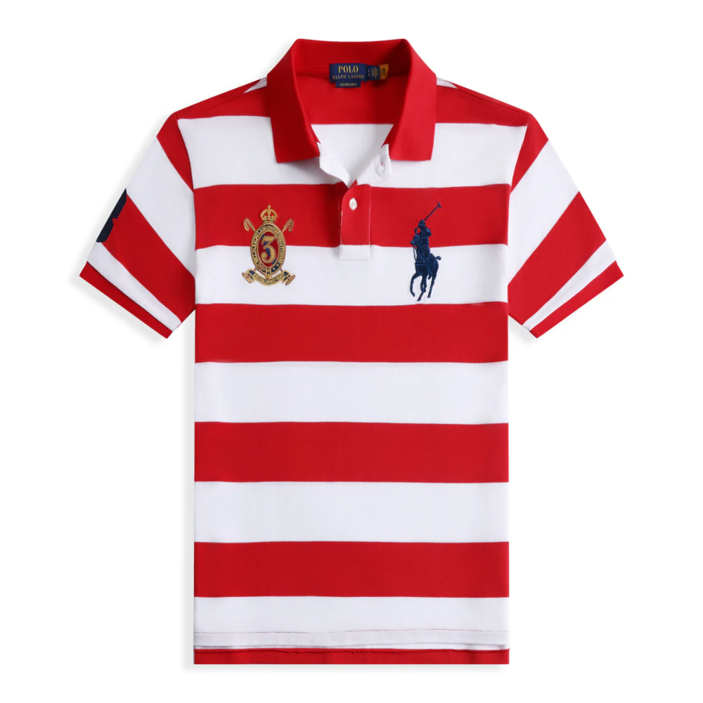 Ralph Lauren Clasic Fit Big Pony Mesh Polo Shirt