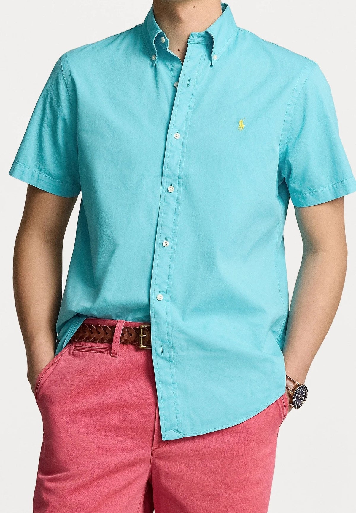 Ralph Lauren Custom Fit Garment-Dyed Oxford Shirt