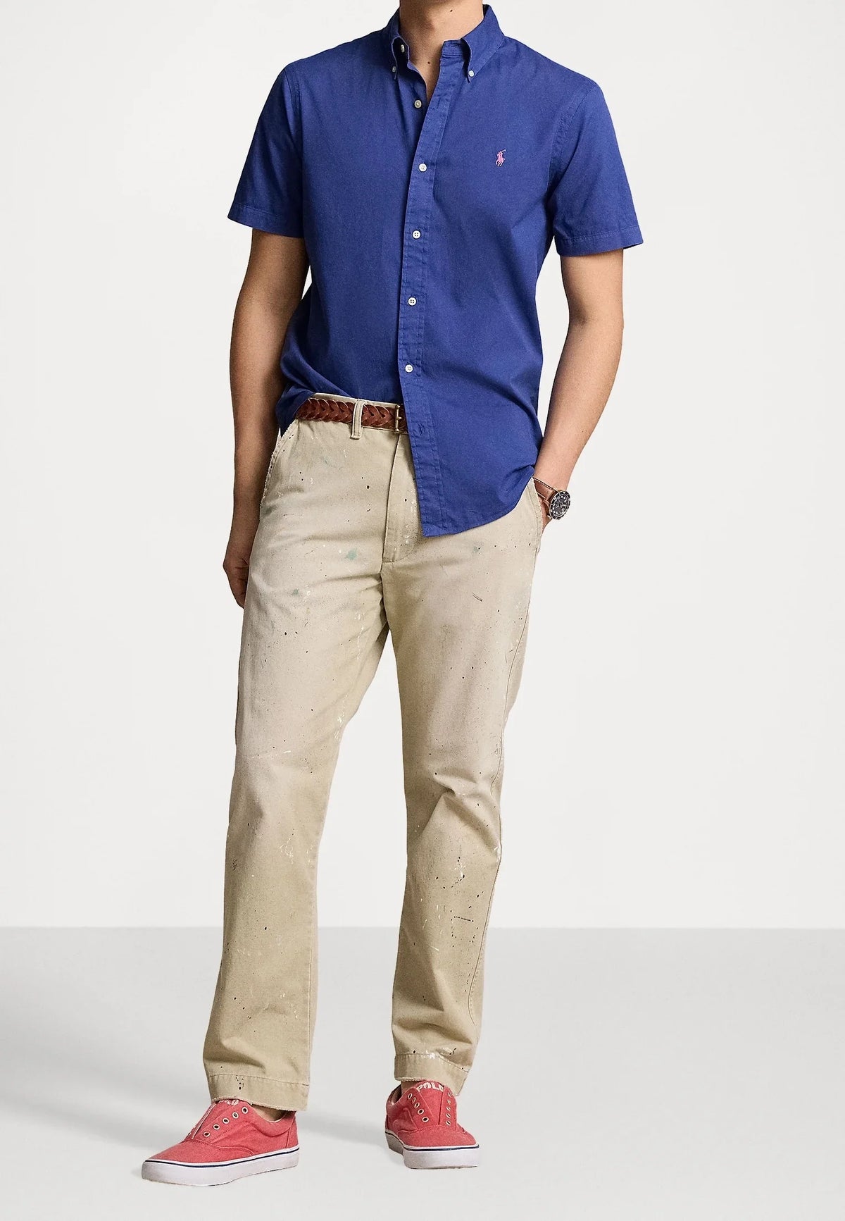 Ralph Lauren Custom Fit Garment-Dyed Oxford Shirt