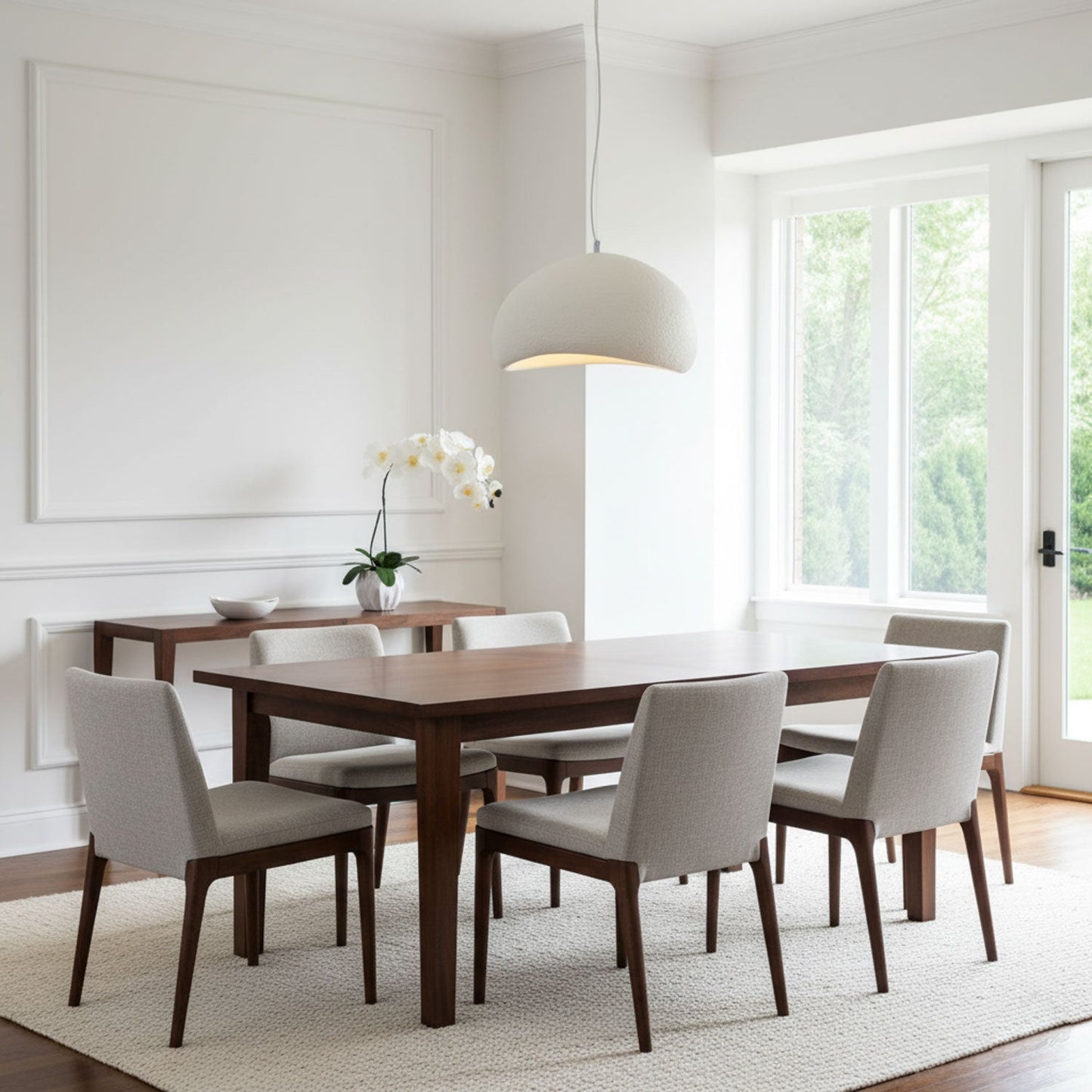 Modern Minimalist Dome LED Pendant Light 1-Light