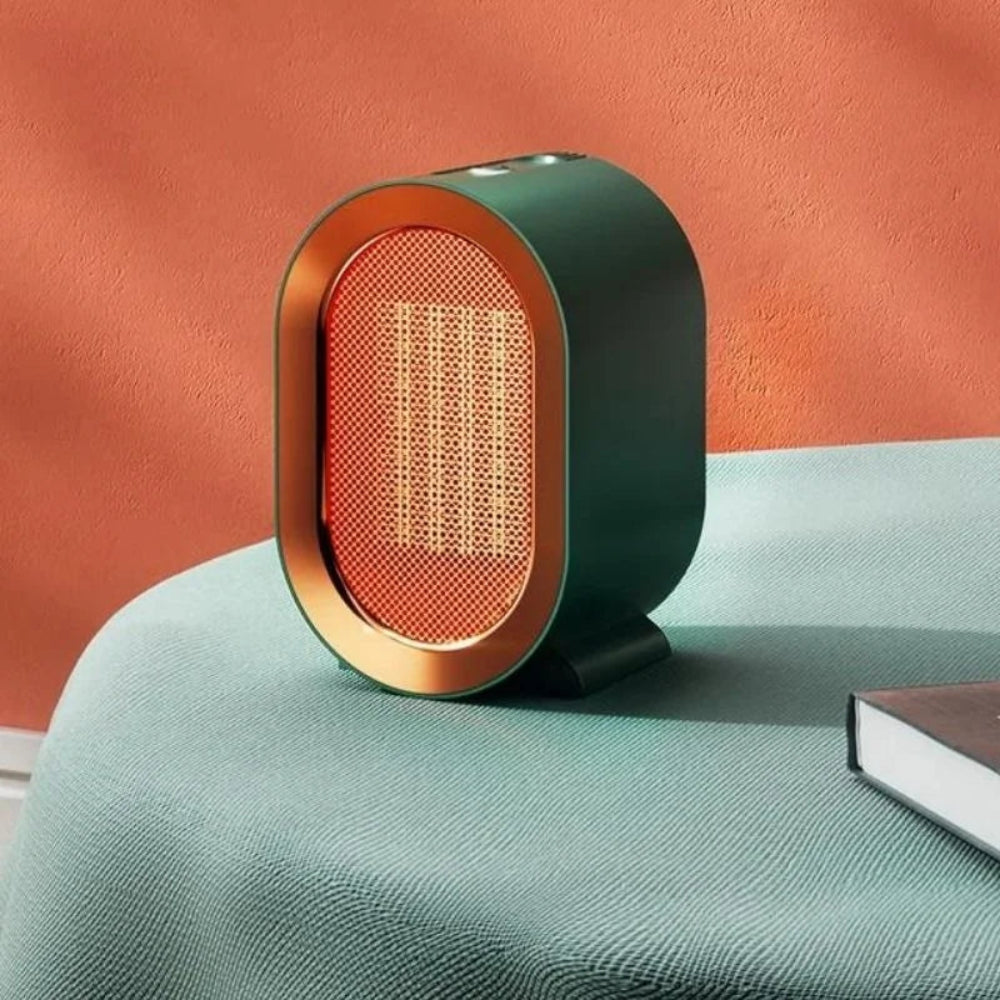 Mini riscaldatore con temperatura regolabile – Riscaldamento silenzioso ed efficiente per ambienti