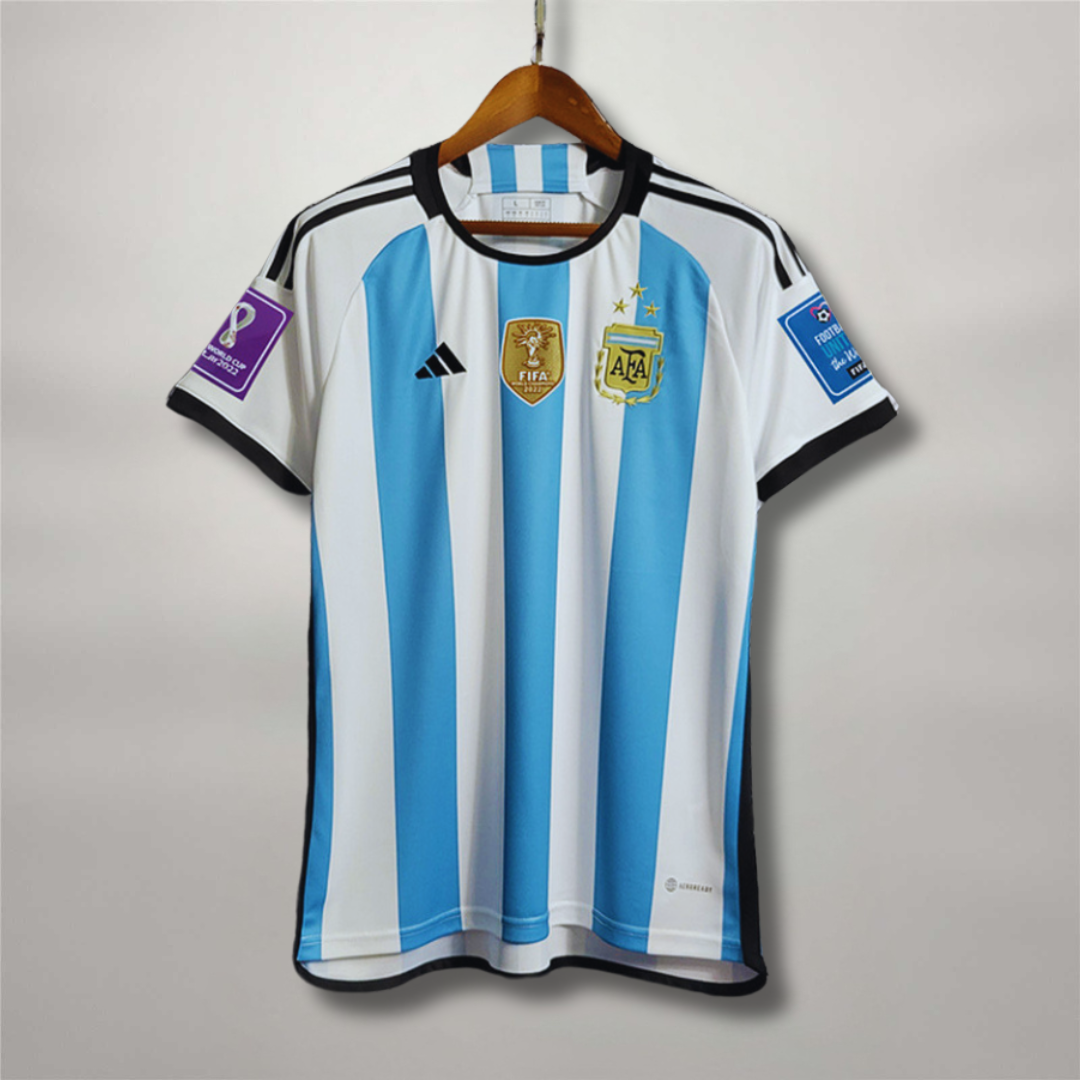 Argentina Home Jersey 2022 World Cup Winners