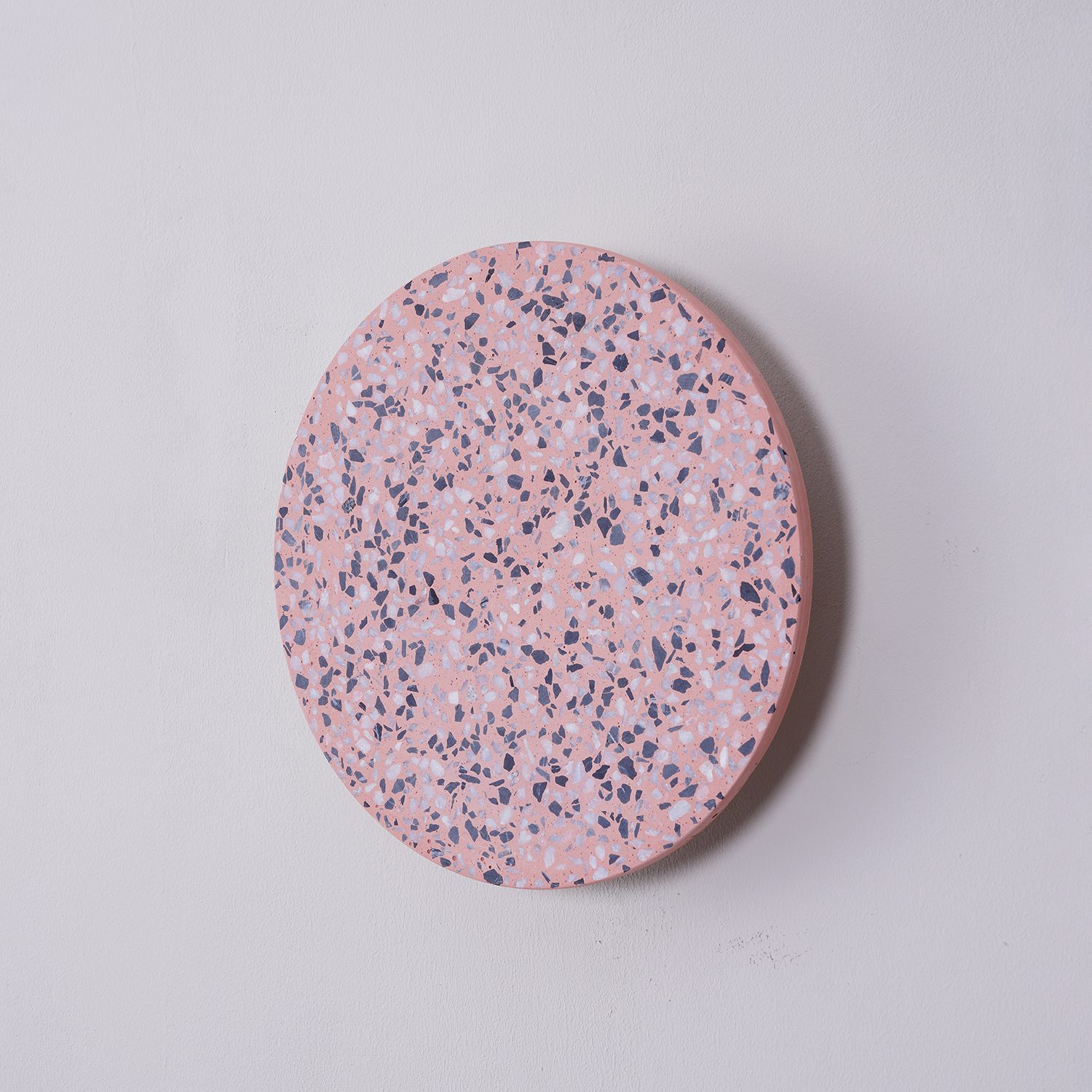 Applique da parete moderna rotonda in terrazzo LED 1 luce