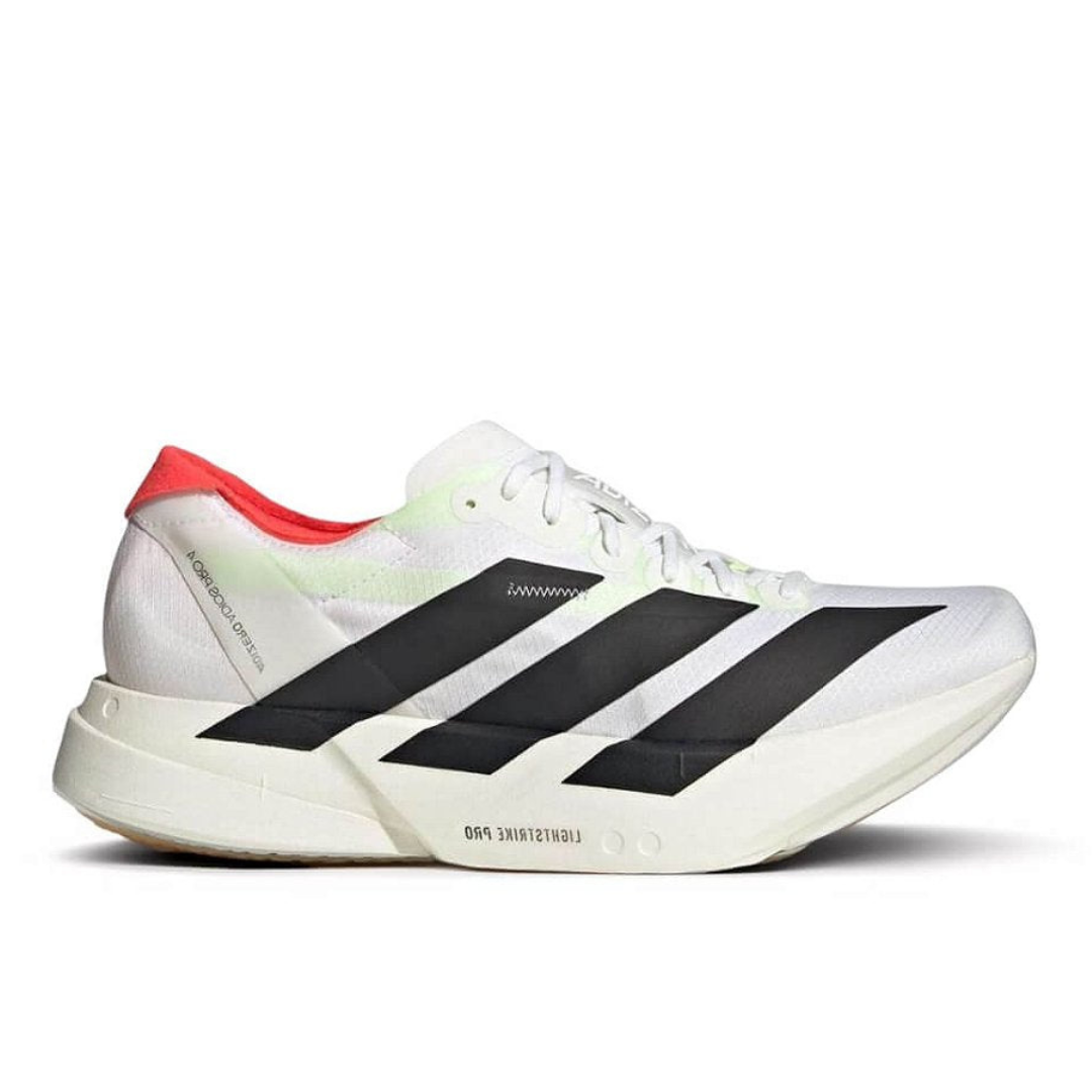 Adidas Adizero Adios Pro 4 White Black - JR1094