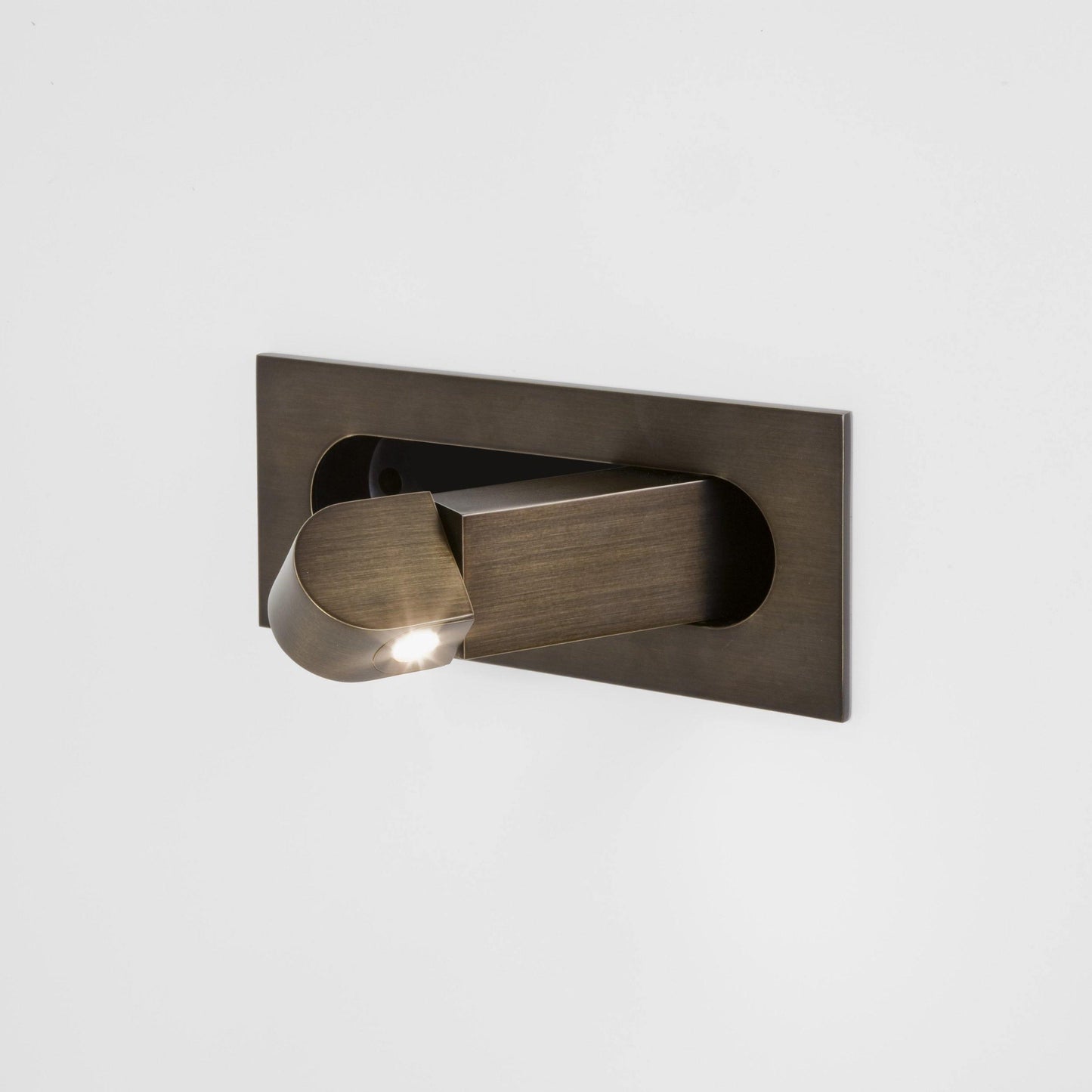 Modern Recessed Rectangular Adjustable LED Wall Sconce 1-Light