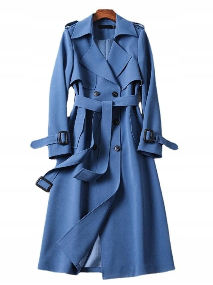 Vintage Trendy Trench Coat for Women Timeless Edge with Elegant Appeal