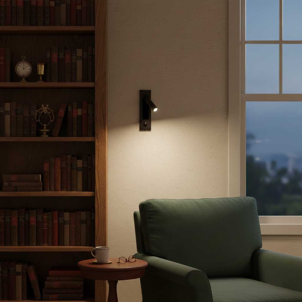 Modern Minimalist Embedded Aluminum LED Wall Sconce 1-Light