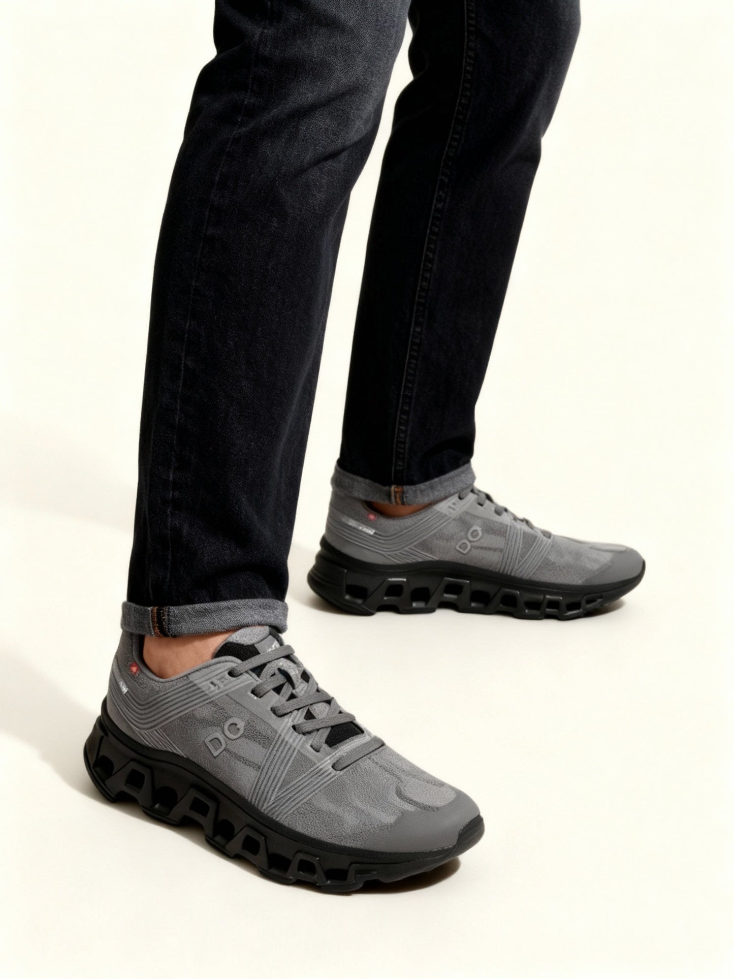 Puili Men's Sneakers | Cotton Fabric Upper | Breathable, Lightweight, Lace-Up