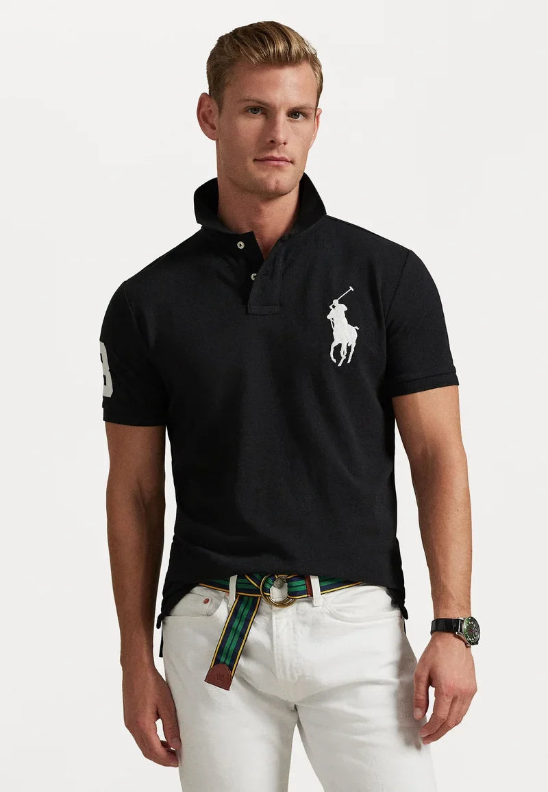 Ralph Lauren Fitted Mesh Polo Shirt