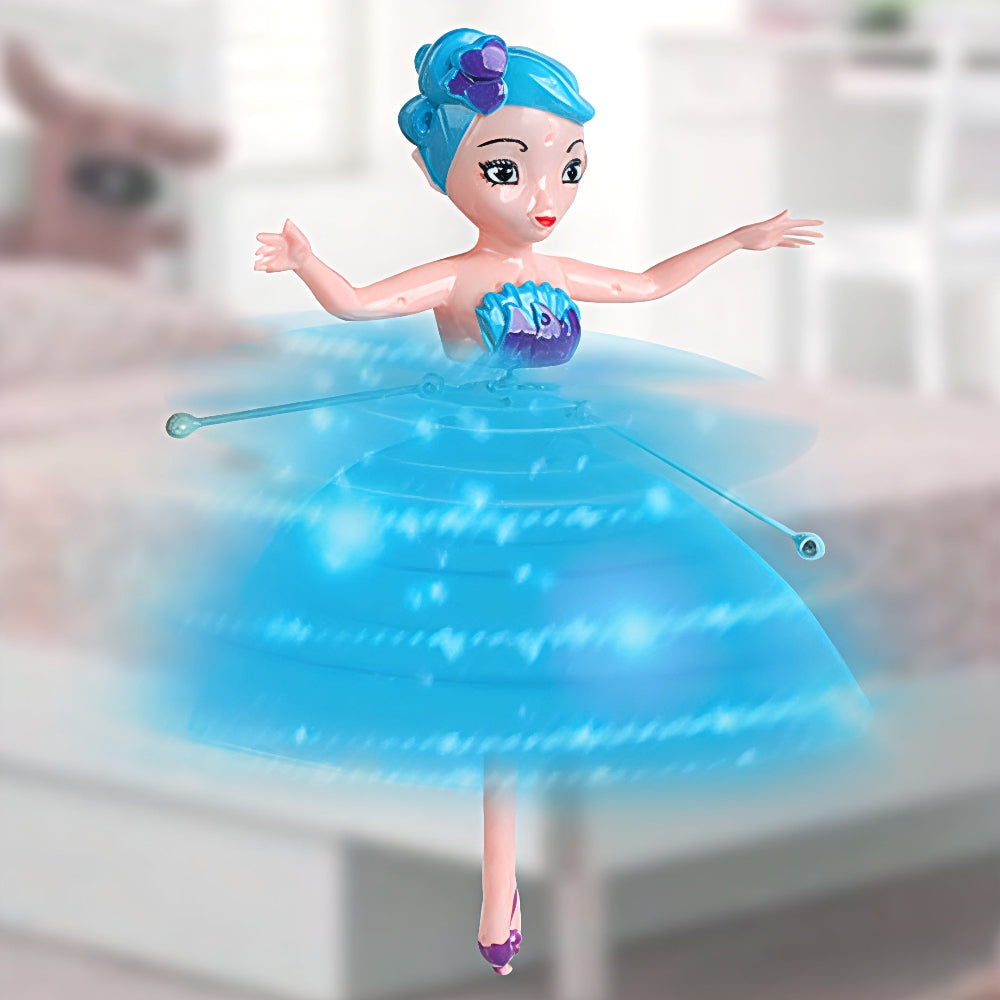 Flying Fairy Princess Toy Rechargeable LED Hand Sensor Children
