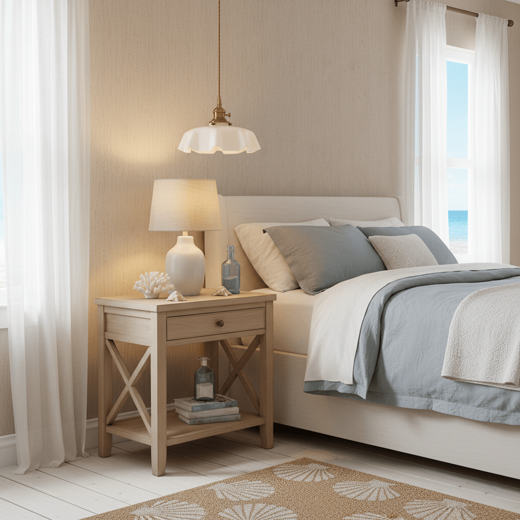 French Ruffled Glass Brass Pendant Light 1-Light