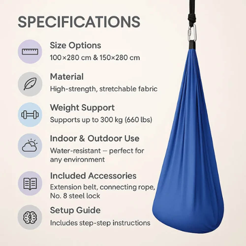 Sensory Autism Therapy Swing Indoor and Outdoor Hammock