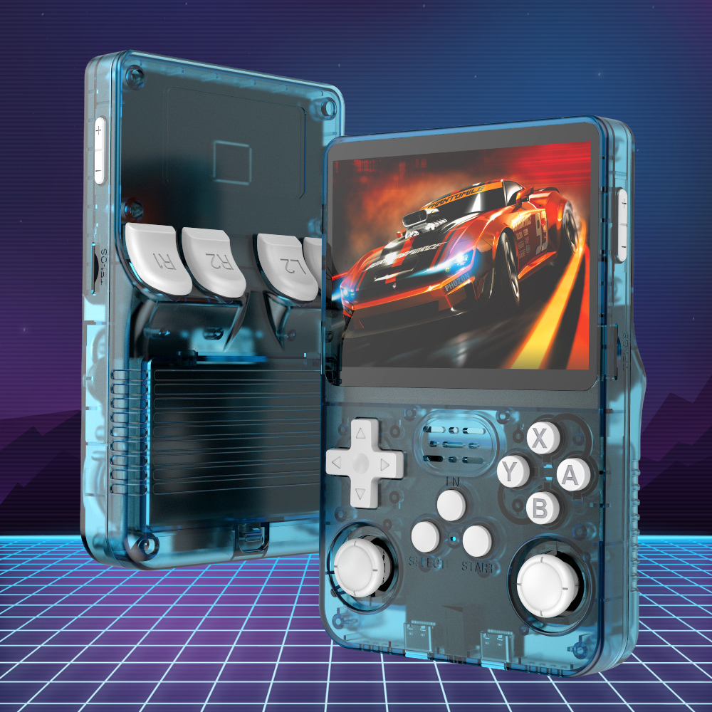 Console da gioco portatile con 20.000 classici preinstallati, display IPS 3,5", memoria 64GB/128GB – Console compatta per giochi nostalgici