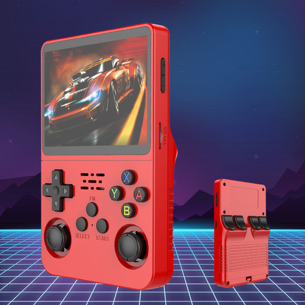 Console da gioco portatile con 20.000 classici preinstallati, display IPS 3,5", memoria 64GB/128GB – Console compatta per giochi nostalgici