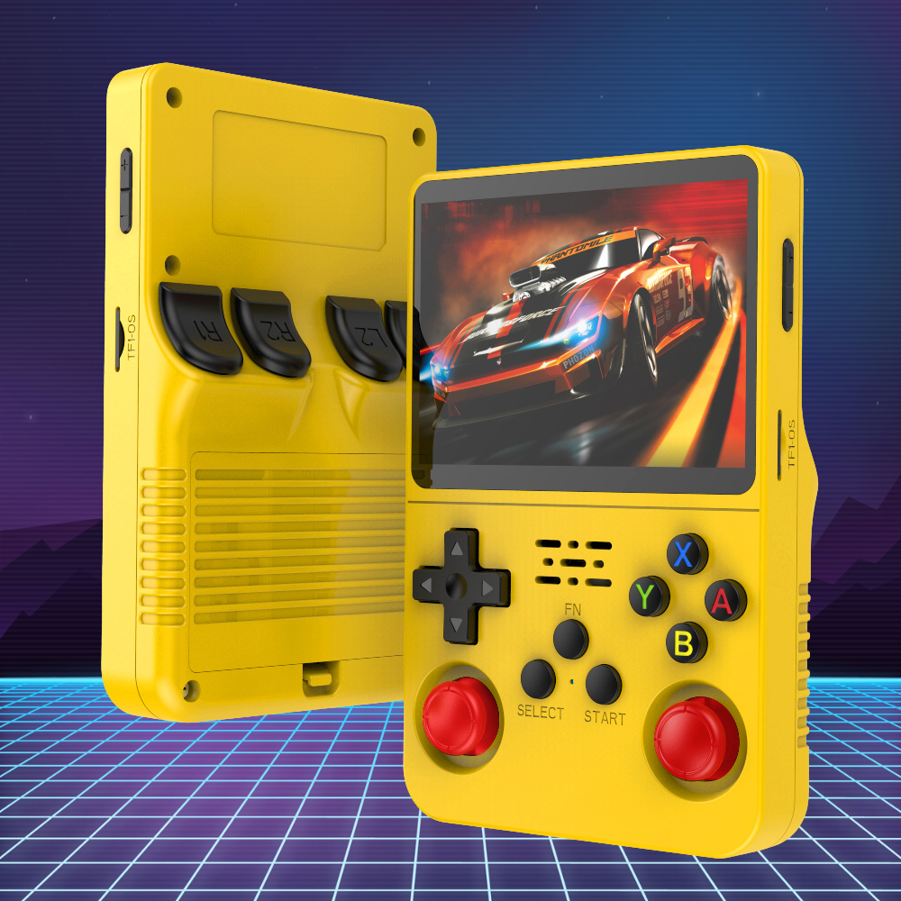 Console da gioco portatile con 20.000 classici preinstallati, display IPS 3,5", memoria 64GB/128GB – Console compatta per giochi nostalgici