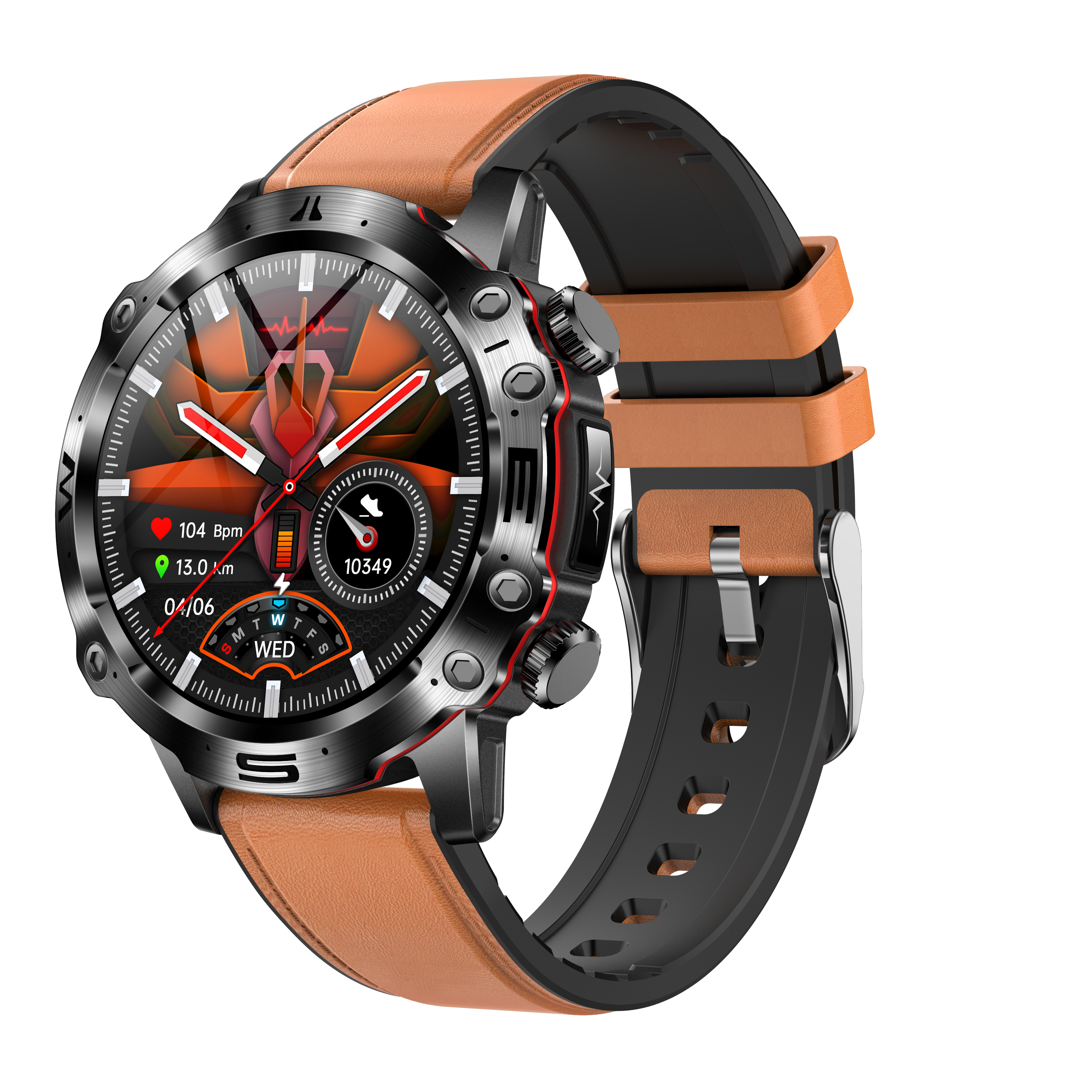 Premium ECG Smartwatch | EKG, Blood Pressure, Blood Sugar & Health Insights
