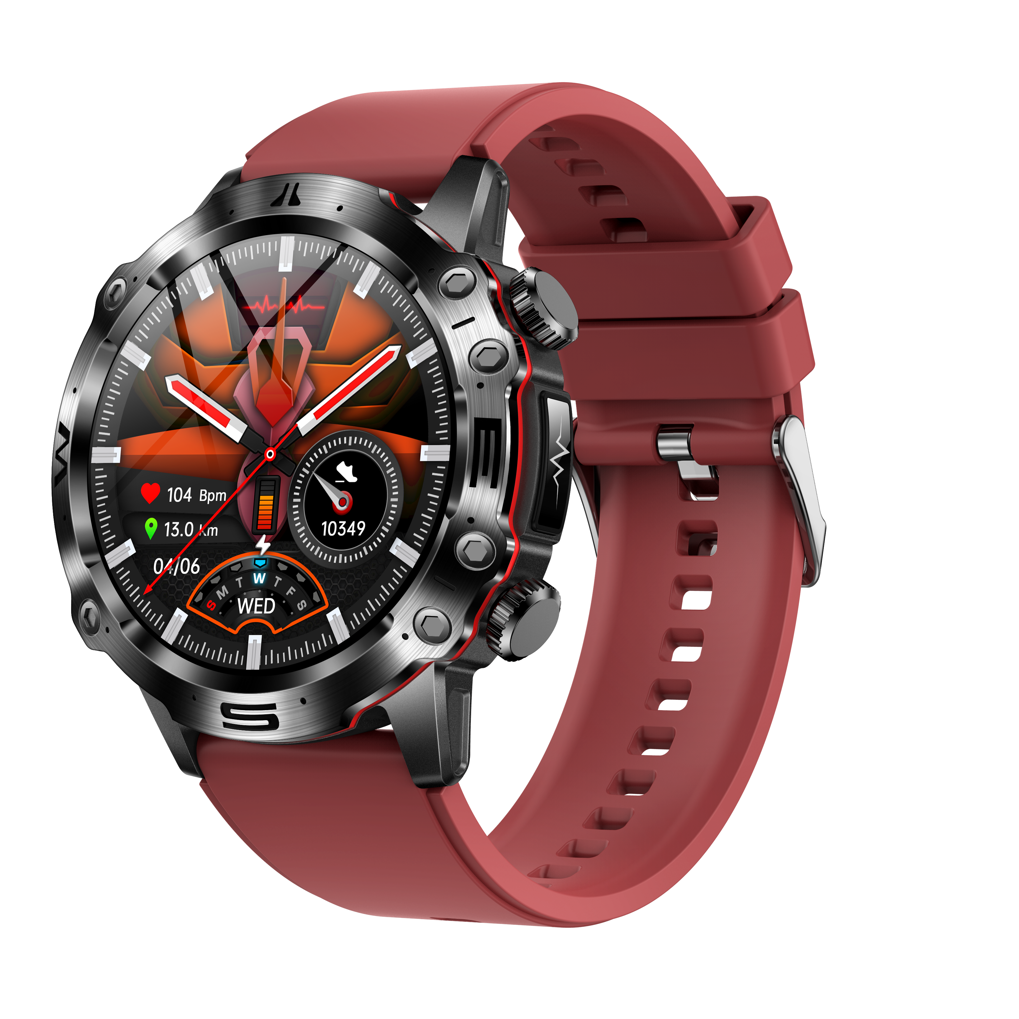 Premium ECG Smartwatch | EKG, Blood Pressure, Blood Sugar & Health Insights