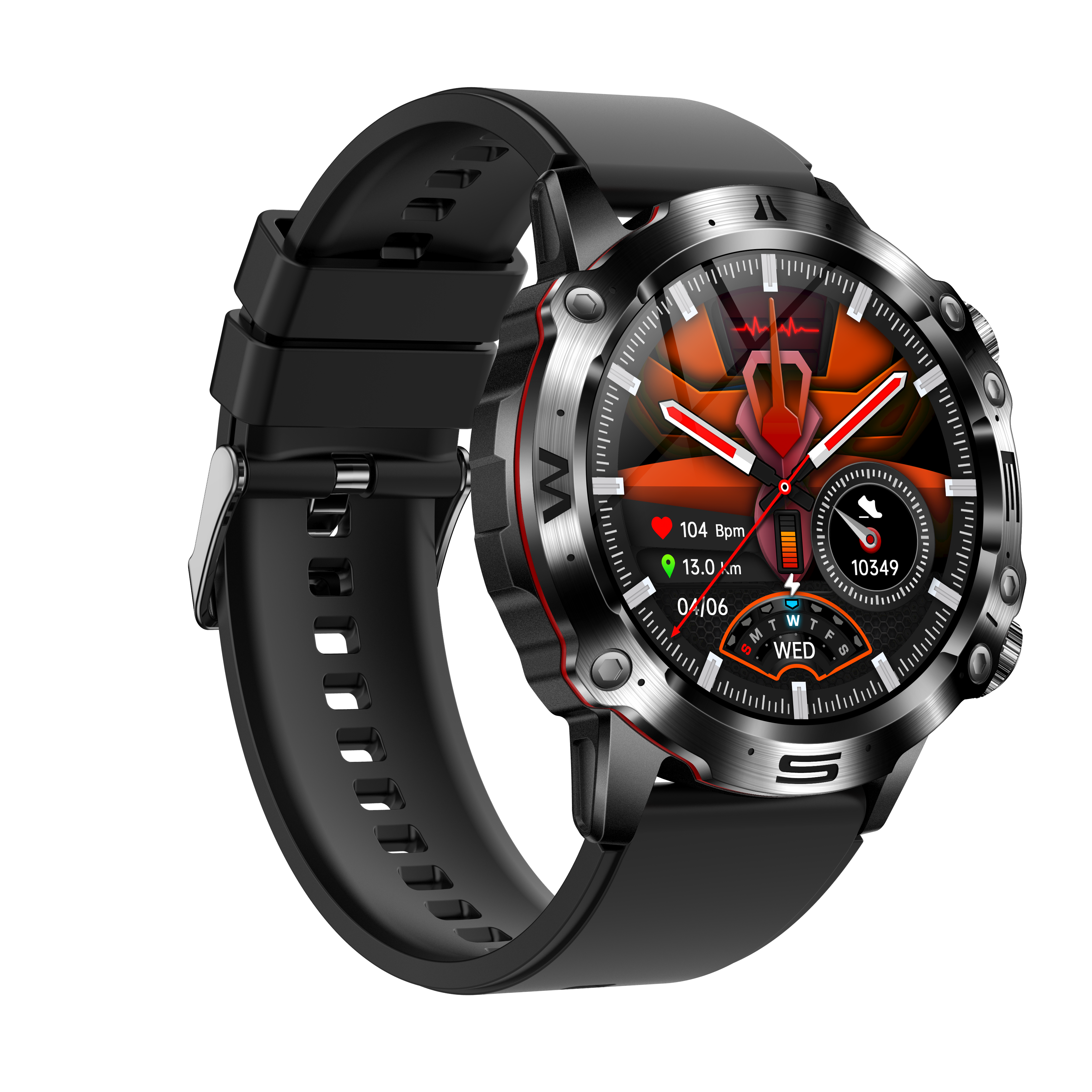 Premium ECG Smartwatch | EKG, Blood Pressure, Blood Sugar & Health Insights