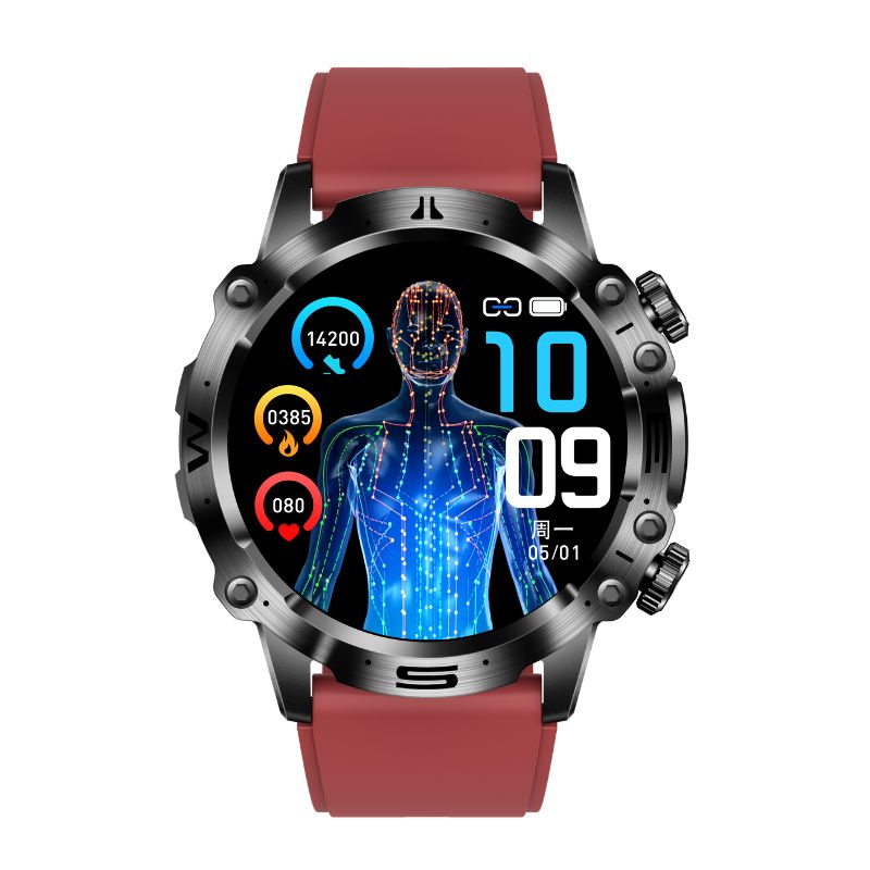 Premium ECG Smartwatch | EKG, Blood Pressure, Blood Sugar & Health Insights