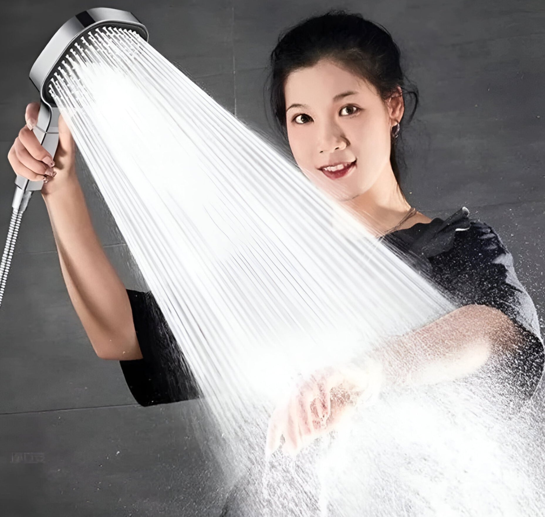 Puili | High-Pressure Shower Head | Turbo-Boost Technology & Advanced Filtration for Healthier Skin and Hair