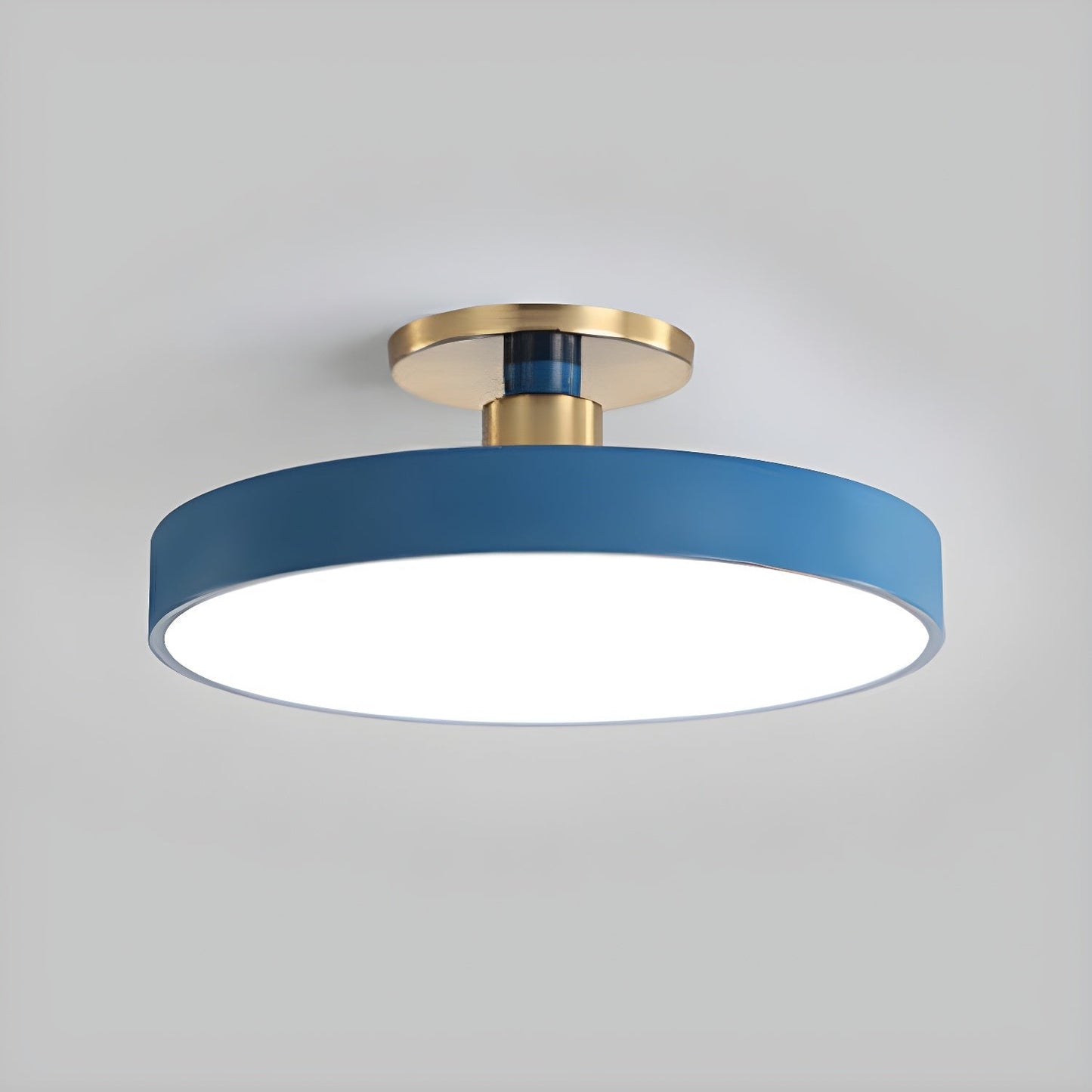 Modern Round LED Flush Mount Ceiling Light 1-Light