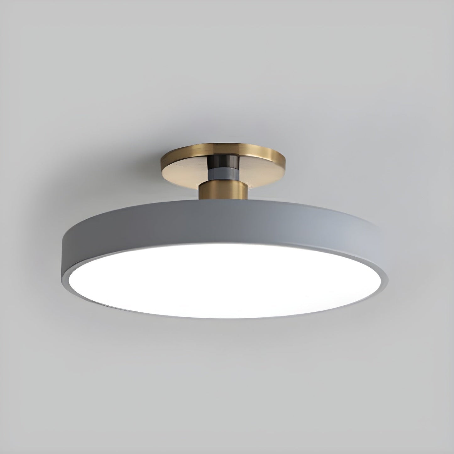 Modern Round LED Flush Mount Ceiling Light 1-Light