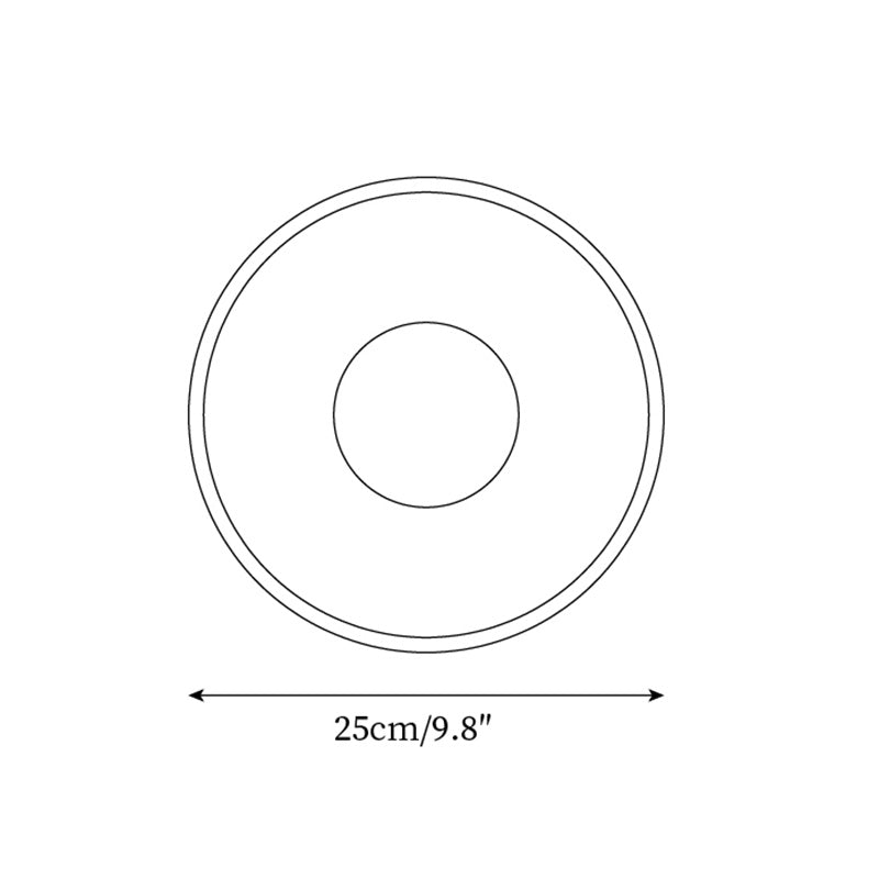 Modern Wabi Sabi Travertine Stone Round Wall Sconce LED 1-Light