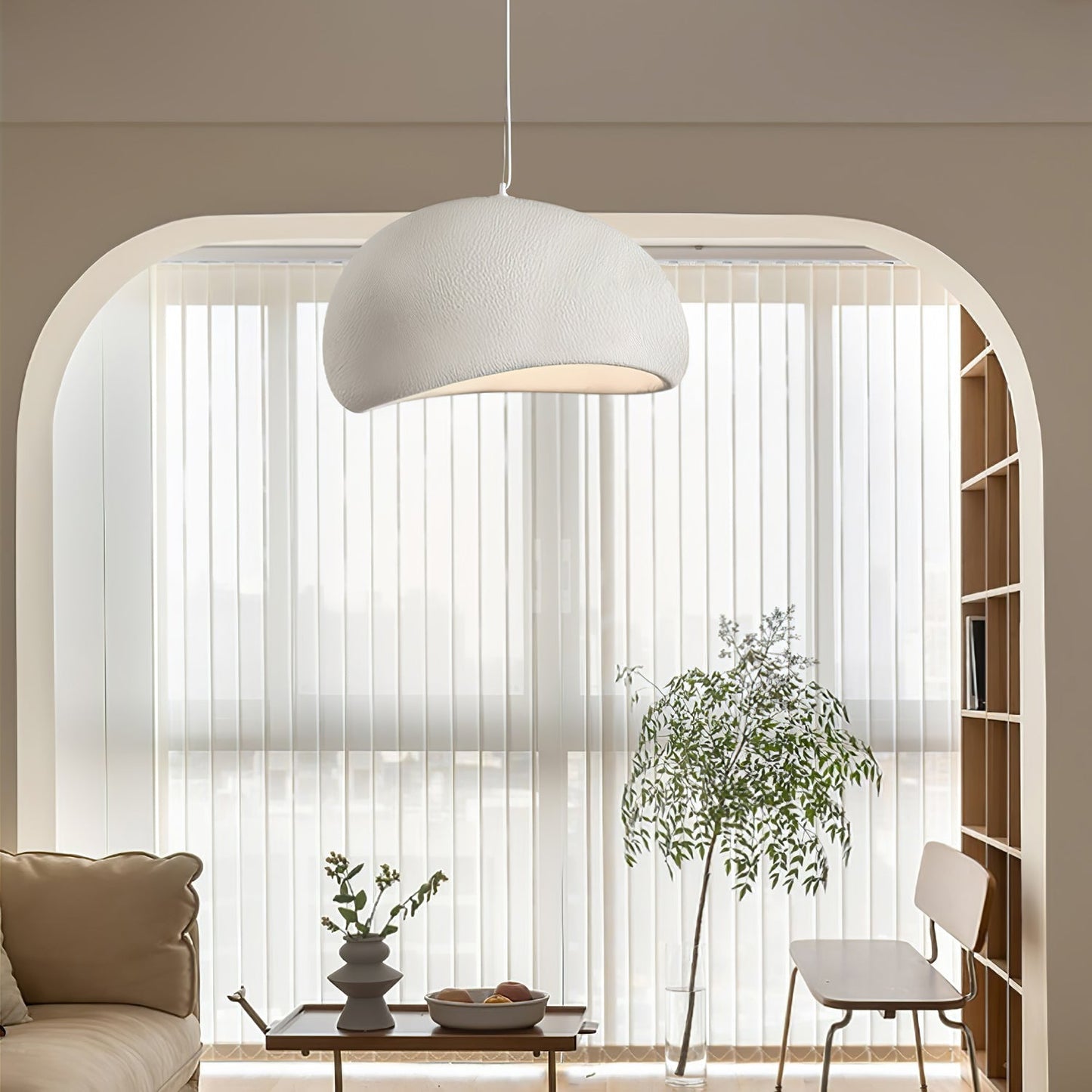 Modern Minimalist Dome LED Pendant Light 1-Light