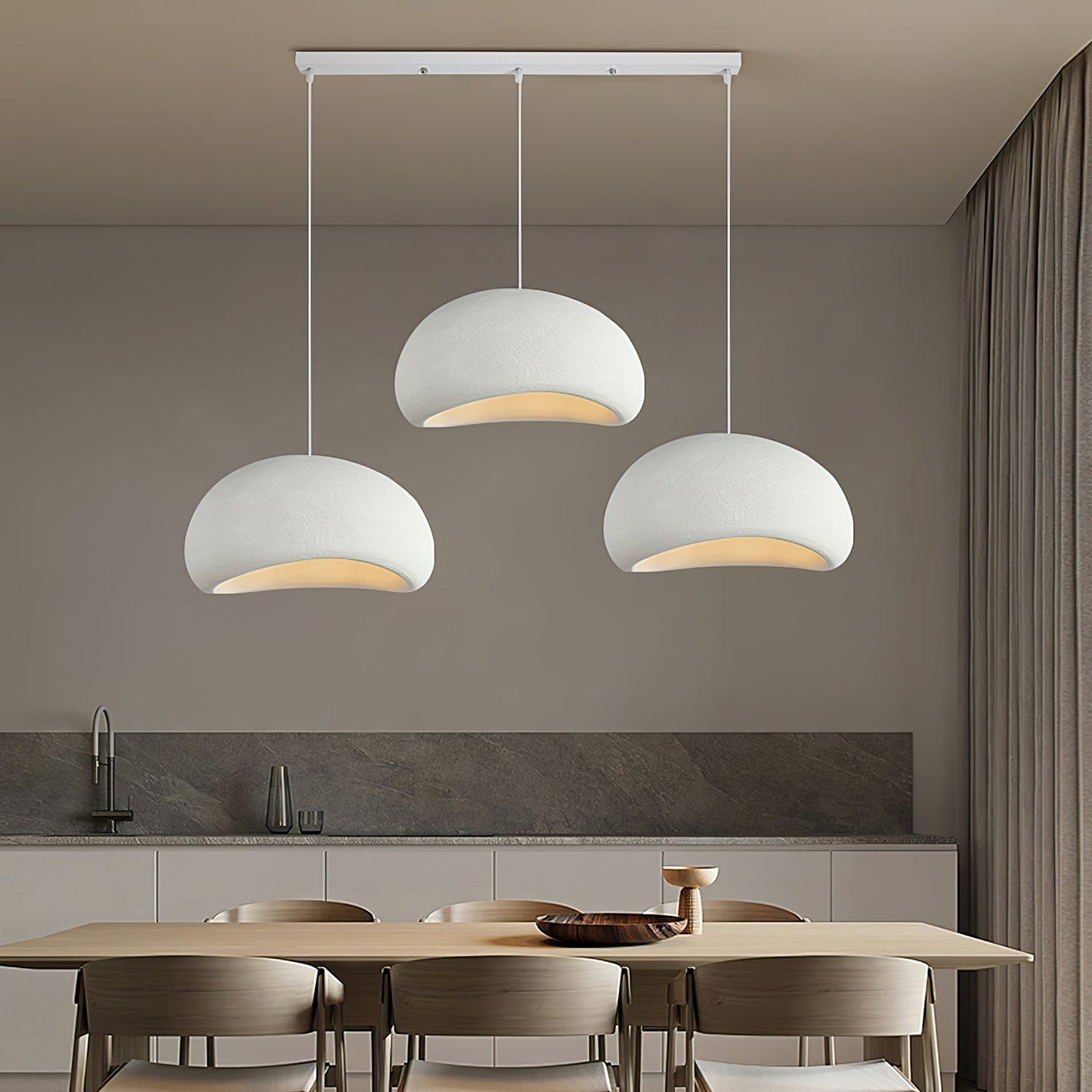 Modern Minimalist Dome LED Pendant Light 1-Light