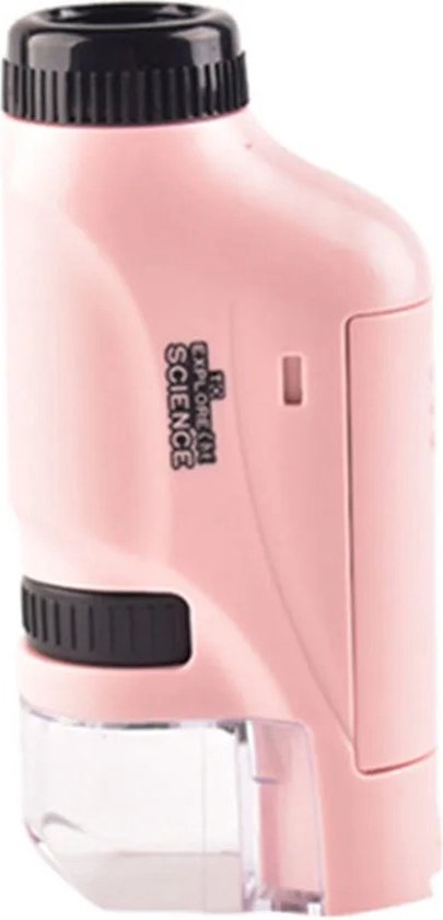 Microscopio compatto per bambini 60x-120x ingrandimento Giocattolo educativo resistente e adatto ai bambini