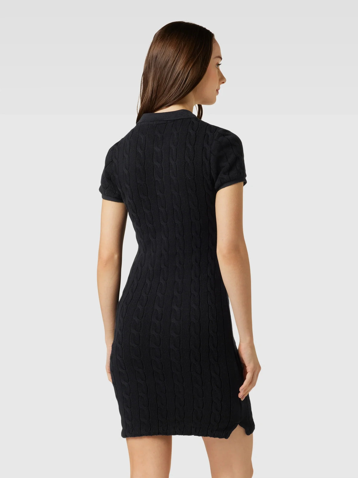 Ralph Lauren Knee-length cable-knit polo dress