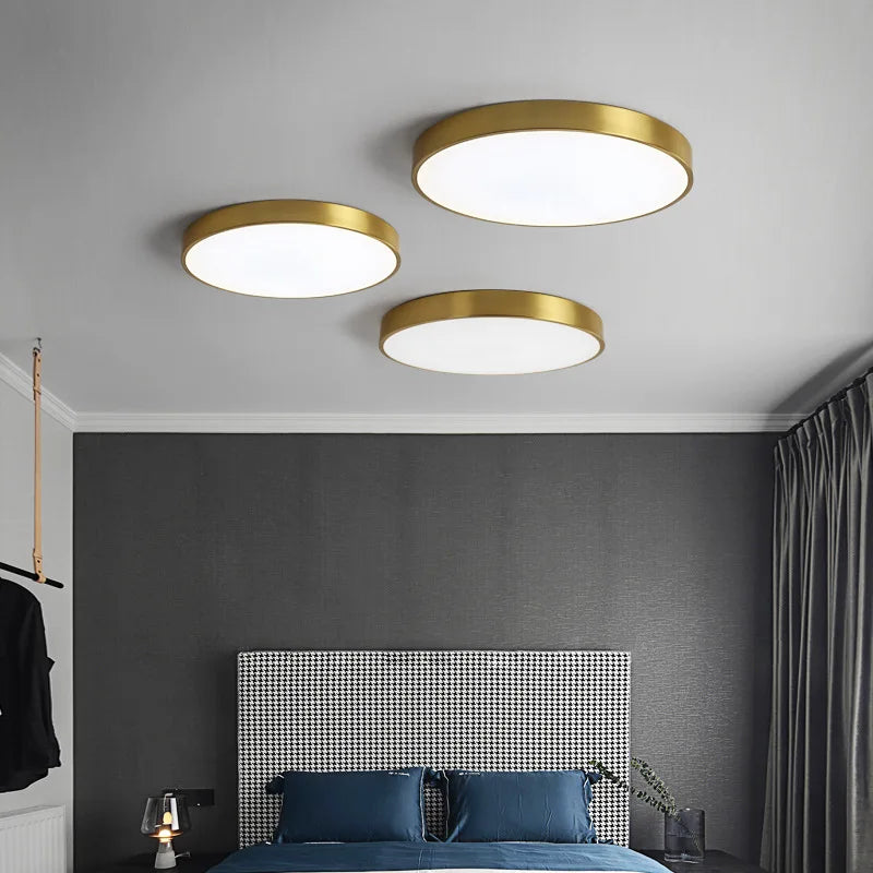 Modern Minimalist Round LED Ceiling Light 1-Light