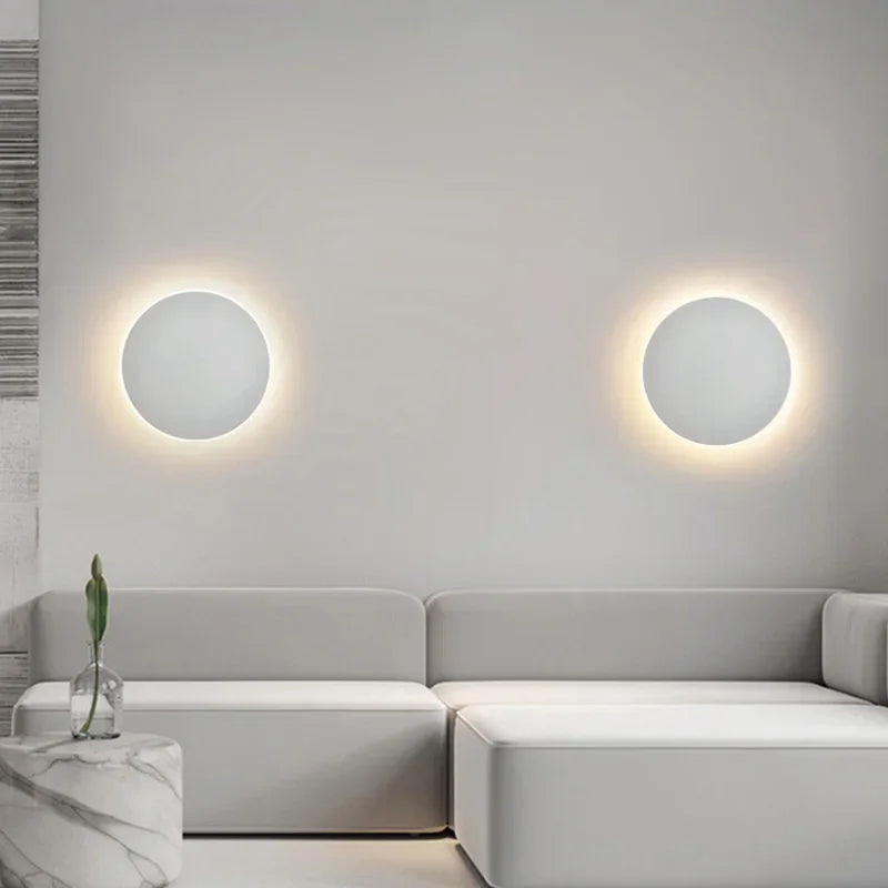 Modern Nordic Round LED Sconce 1-Light