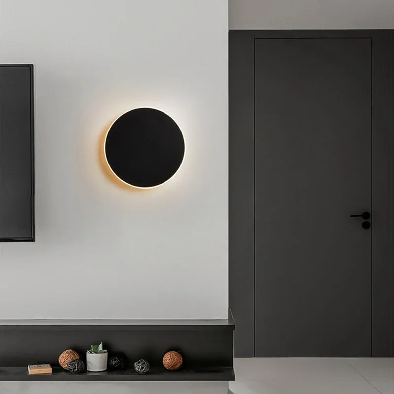 Modern Nordic Round LED Sconce 1-Light