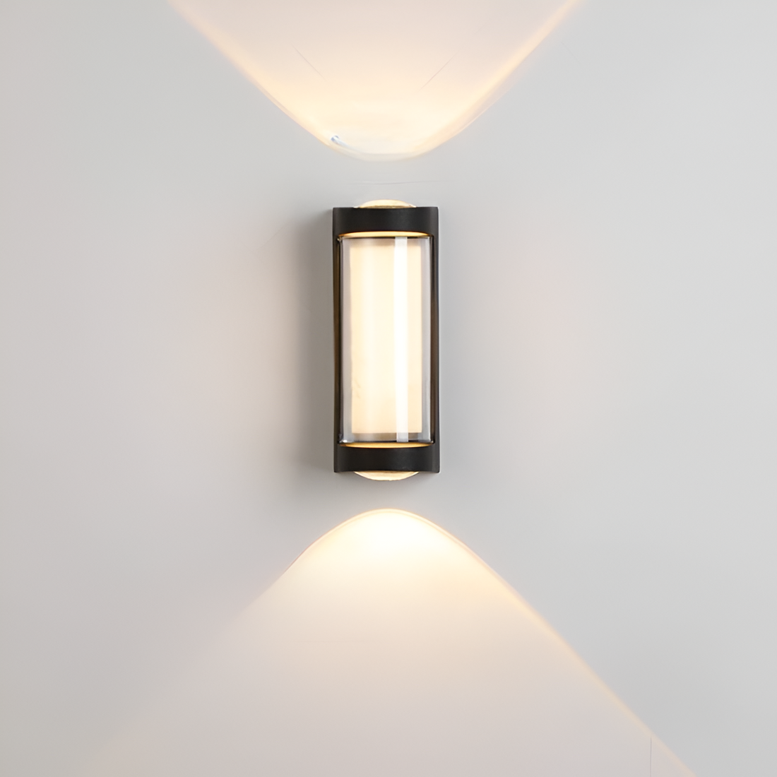 Lampada da parete nordica minimalista rettangolare in acrilico LED up-down