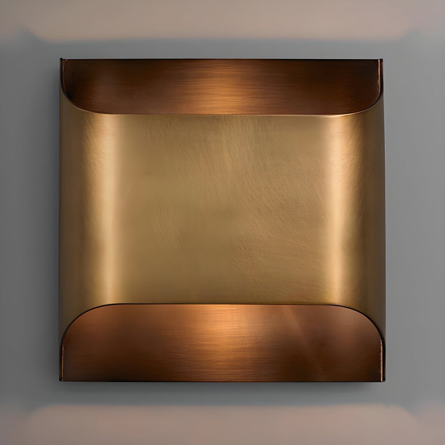 Modern Curved Brass LED Wall Sconce 1-Light