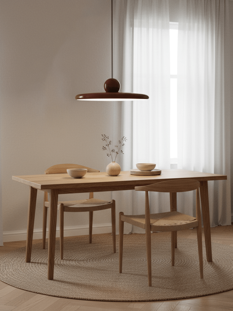 Modern Disc LED Plug-in Pendant Light 1-Light