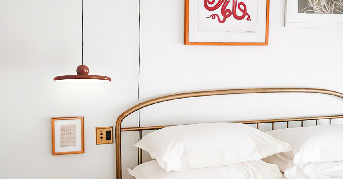 Modern Disc LED Plug-in Pendant Light 1-Light