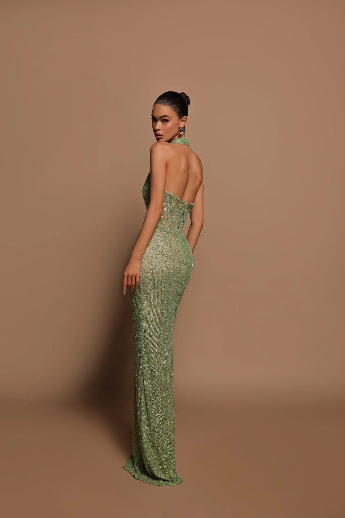 Puili | Emerald Allure Dress