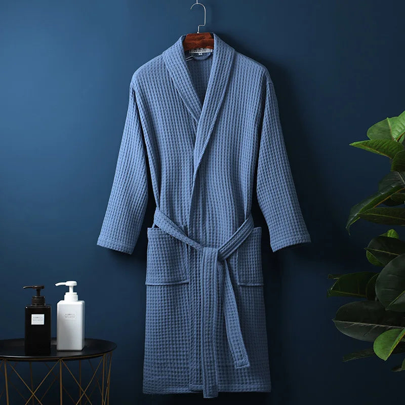 Luxury Cotton Bathrobe for Men & Women – Soft, Absorbent & Stylish Dressing Gown