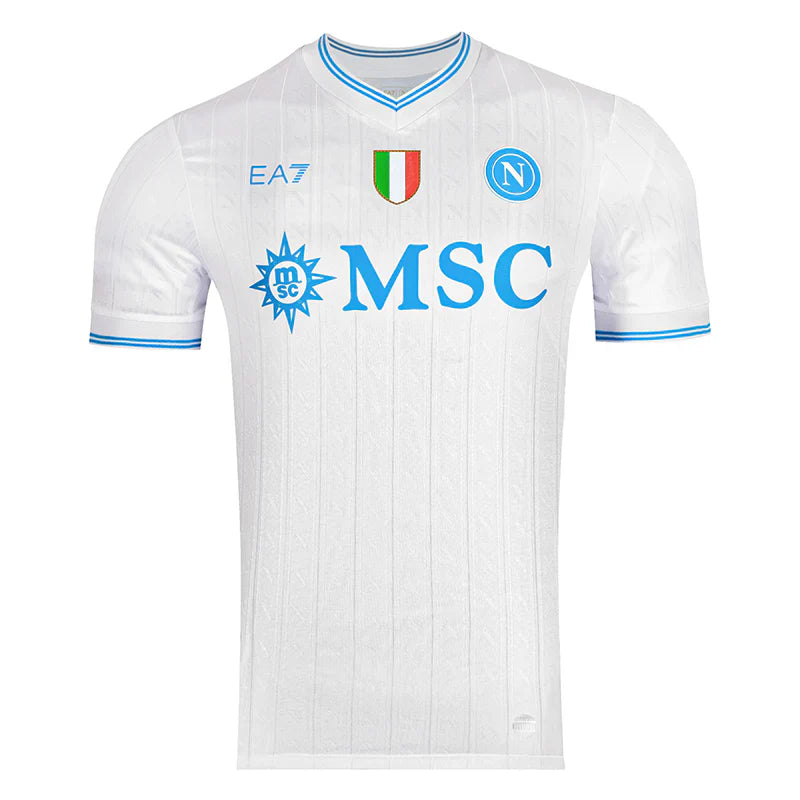 Camiseta de visitante para partido del Napoli 2025/26