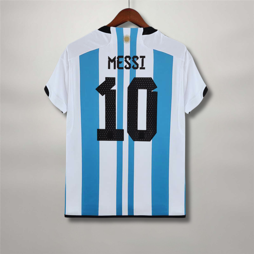 Argentina Home Jersey 2022 World Cup Winners