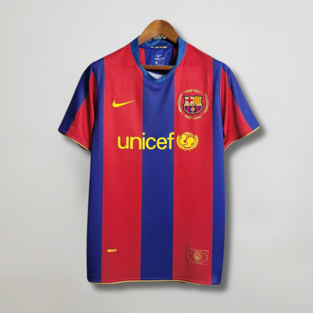Barcelona Home Jersey 50th Camp Nou 2007/08