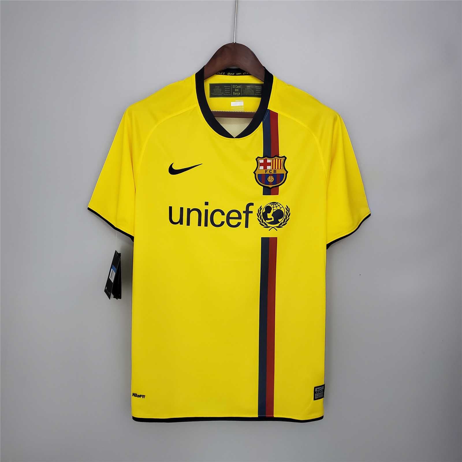Camiseta de visitante Messi Barcelona 2008/09