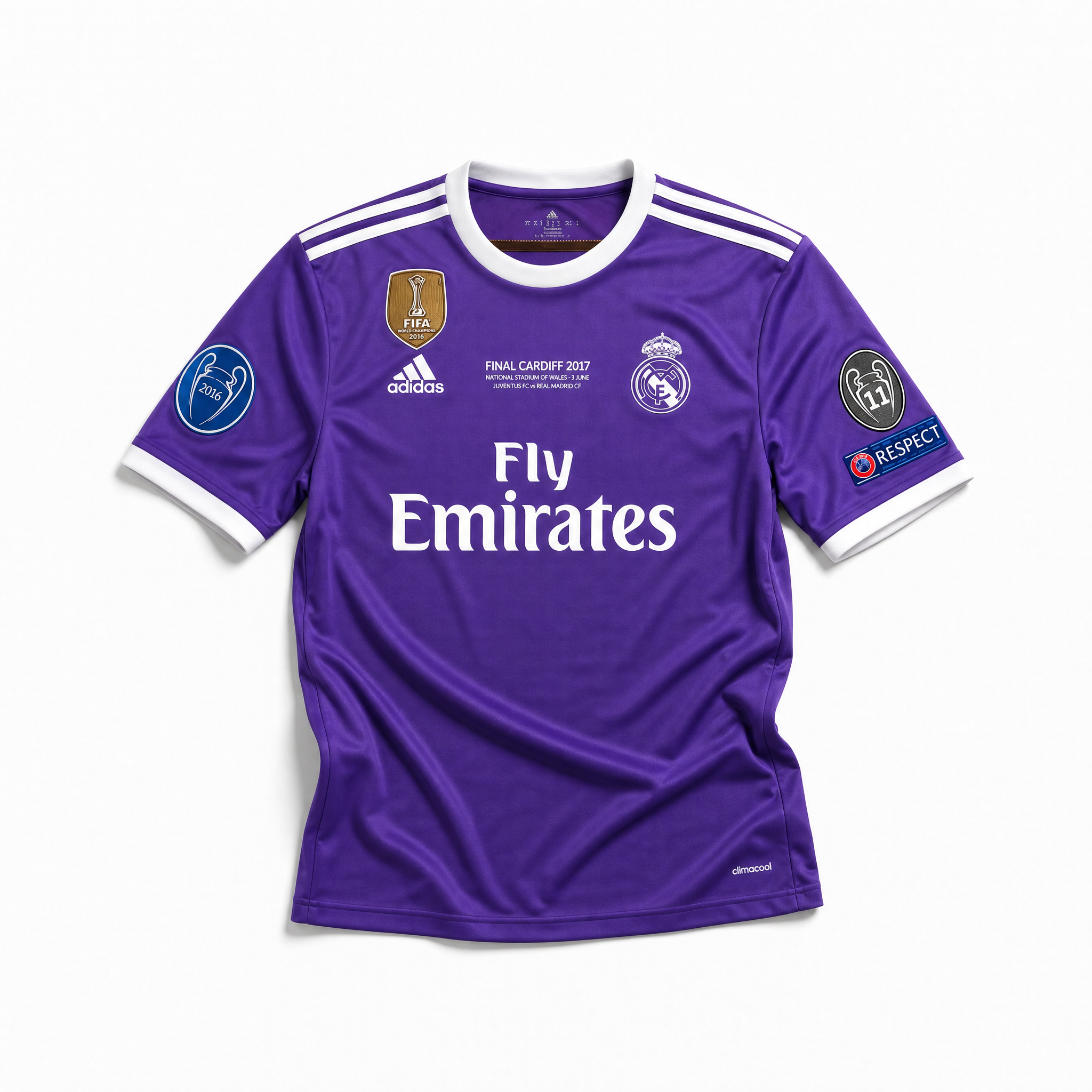 Camiseta visitante Cristiano Ronaldo CR7 Real Madrid 2017