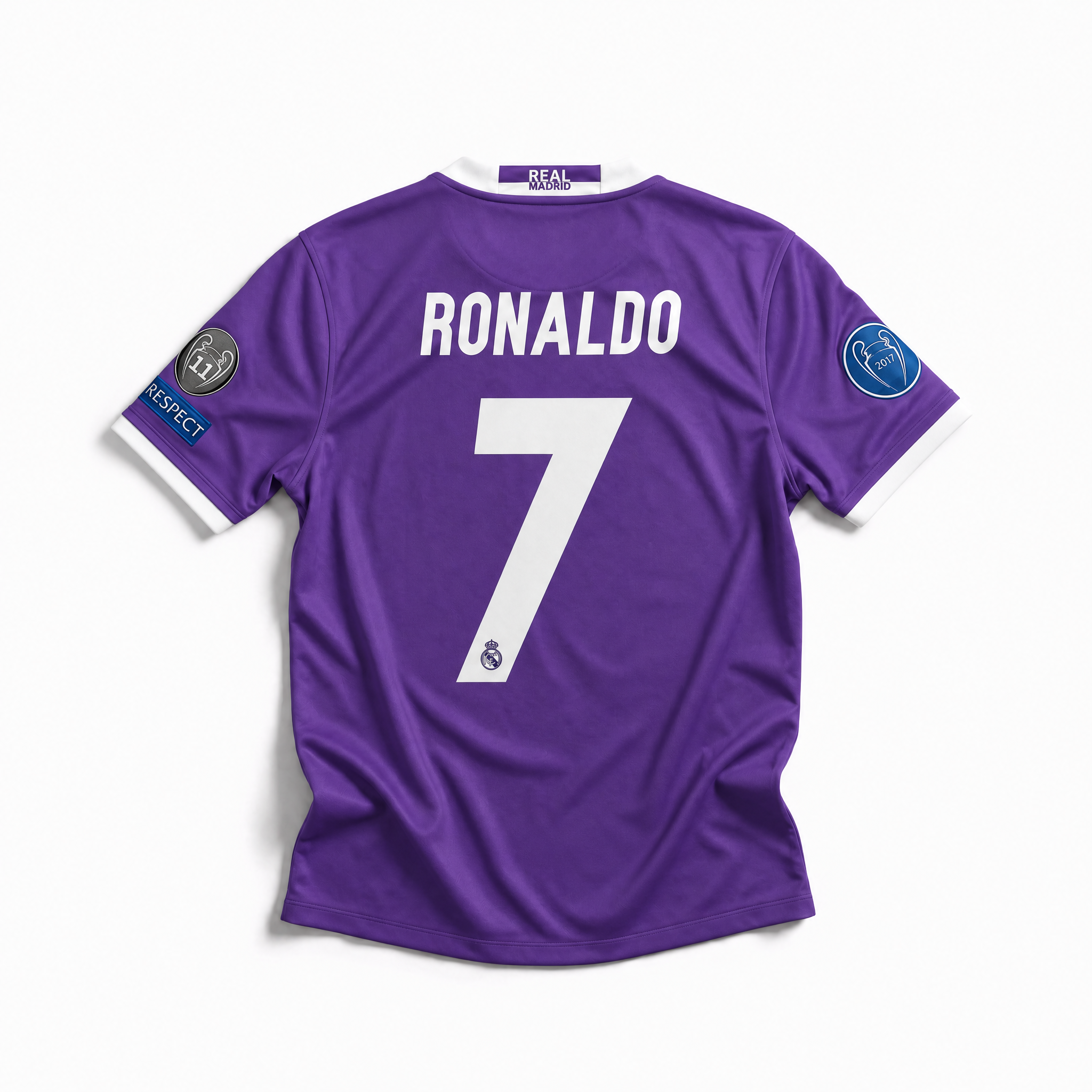 Camiseta visitante Cristiano Ronaldo CR7 Real Madrid 2017